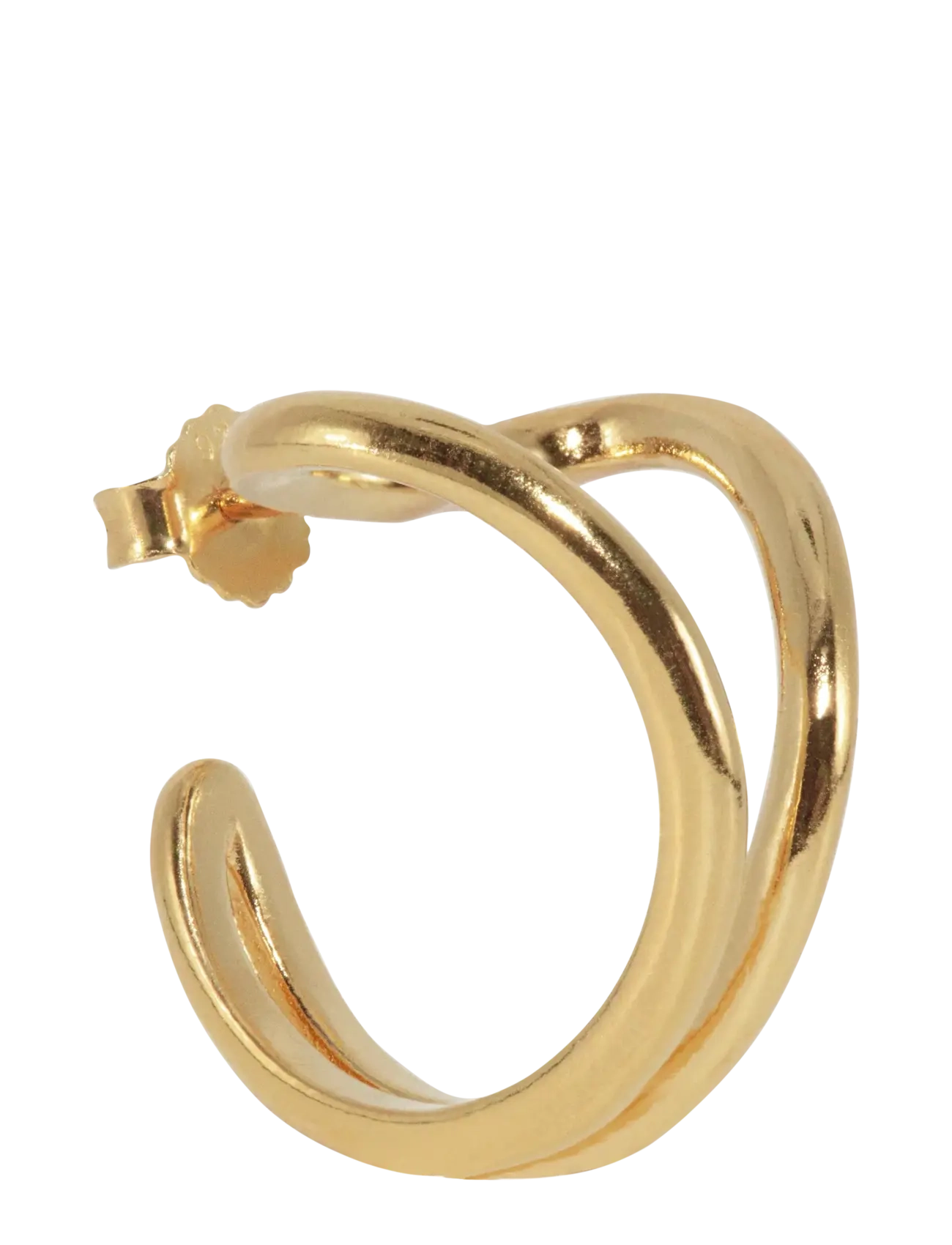 Jane Koenig - Open Heart Hoop - kreolen - 18 carat goldplating - 2