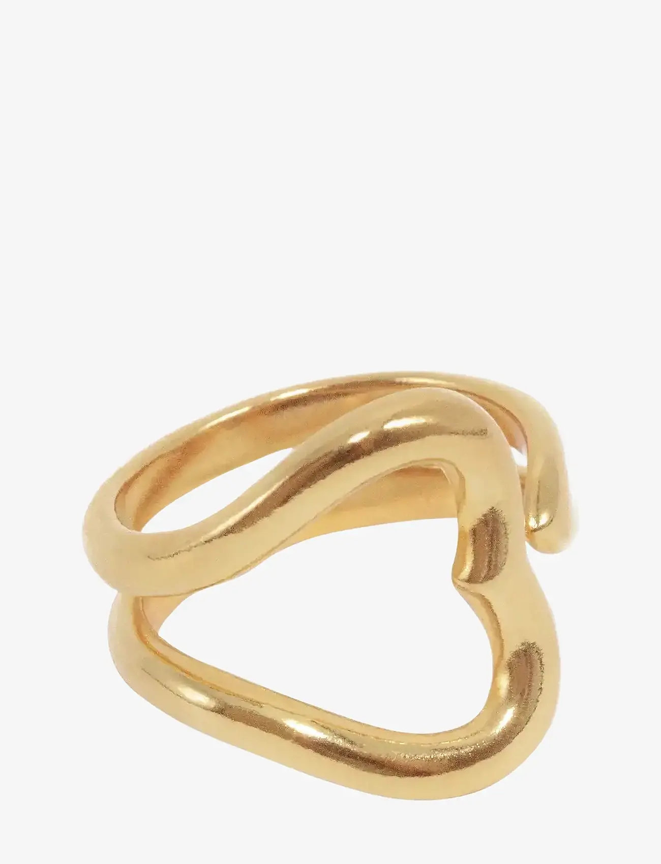 Jane Koenig - Open Heart Ring - ringar - 18 carat goldplating - 1