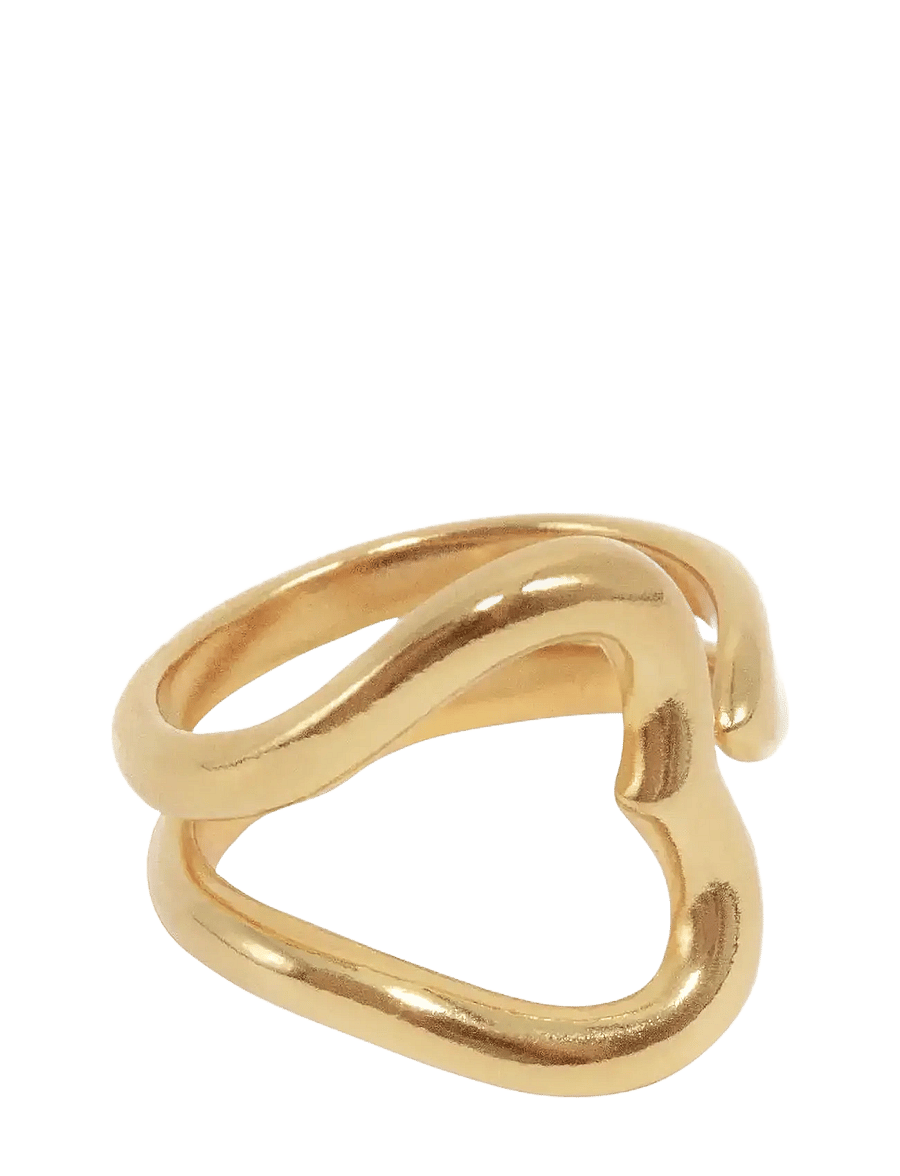 Jane Koenig - Open Heart Ring - ringen - 18 carat goldplating - 1