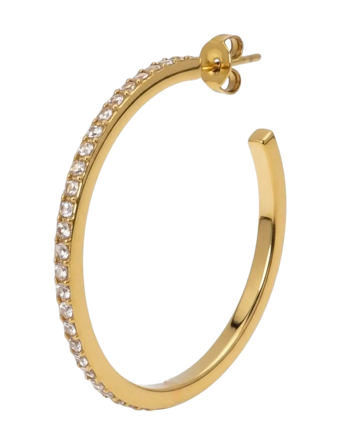 Jane Koenig Olympia Hoop with Stones 27 - Hverdags stil - GOLD / gold