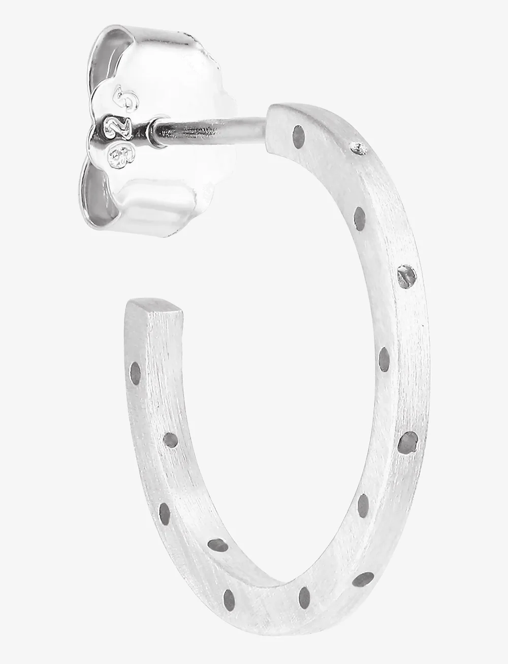 Jane Koenig - Orbis Hoop - einzelpackung ohrring - sterlingsilver - 1