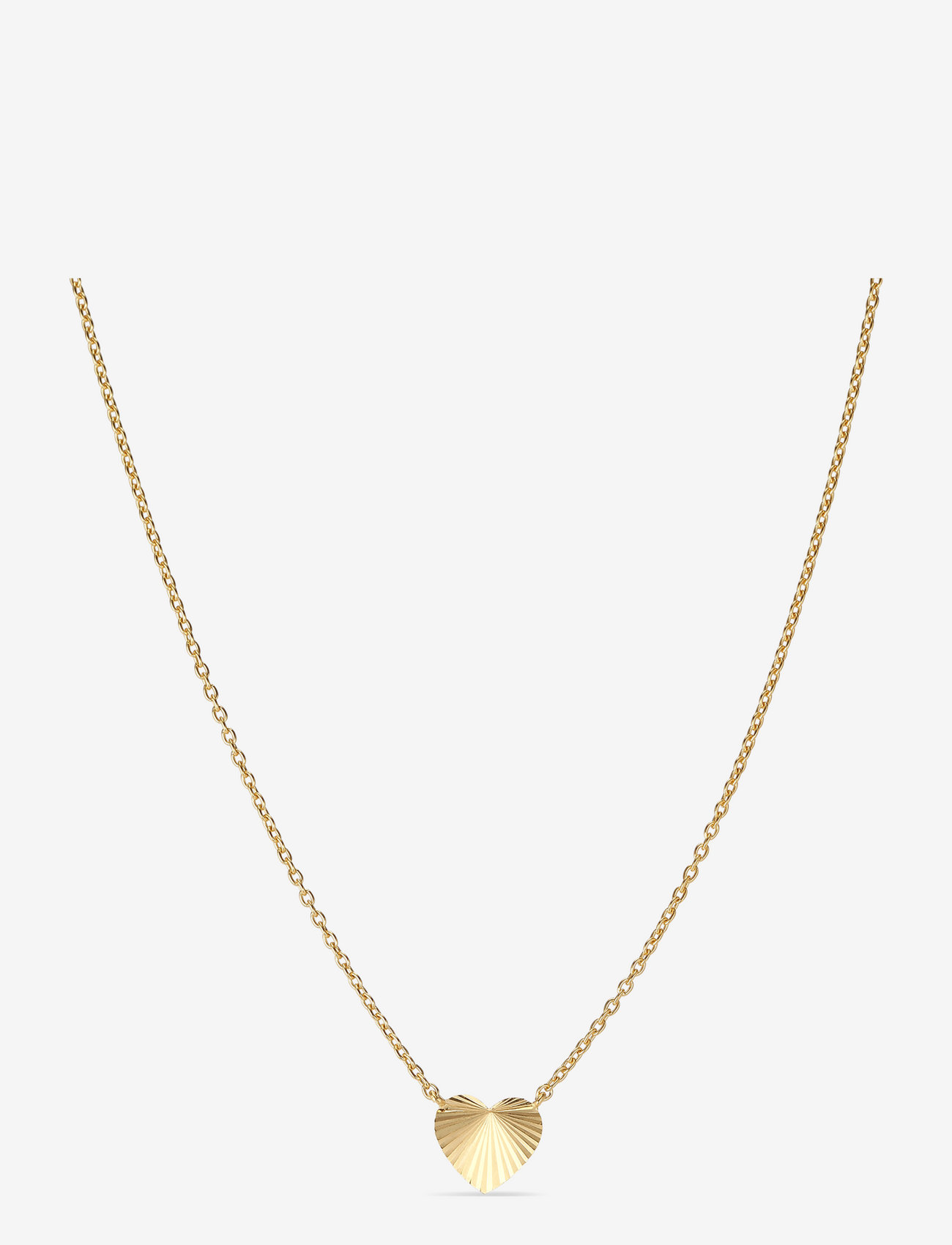 Jane Koenig - Reflection Heartnecklace - rippuvad kaelakeed - gold - 1