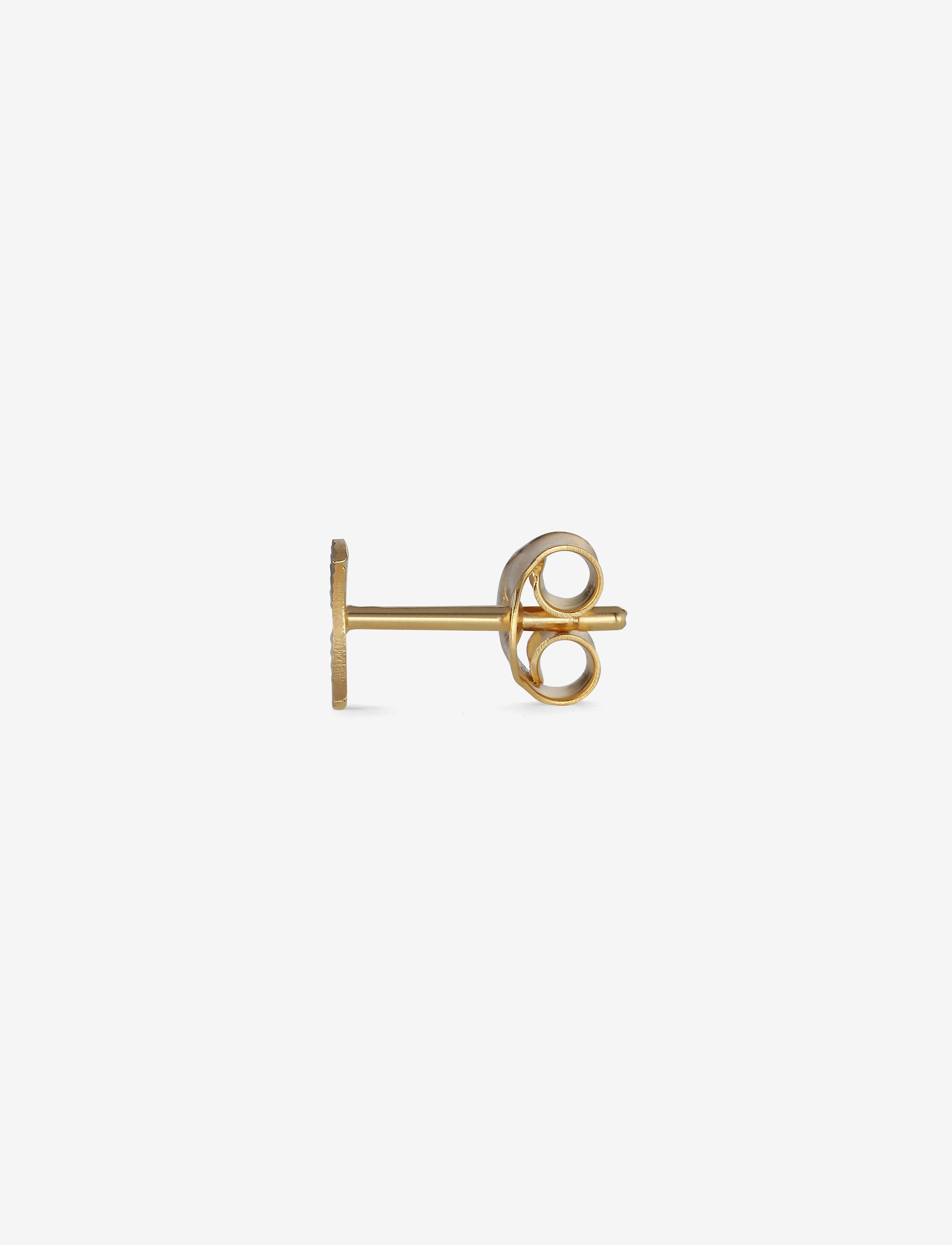 Jane Koenig - ReflectionHalfmoonStud - einzelner ohrring - gold - 2