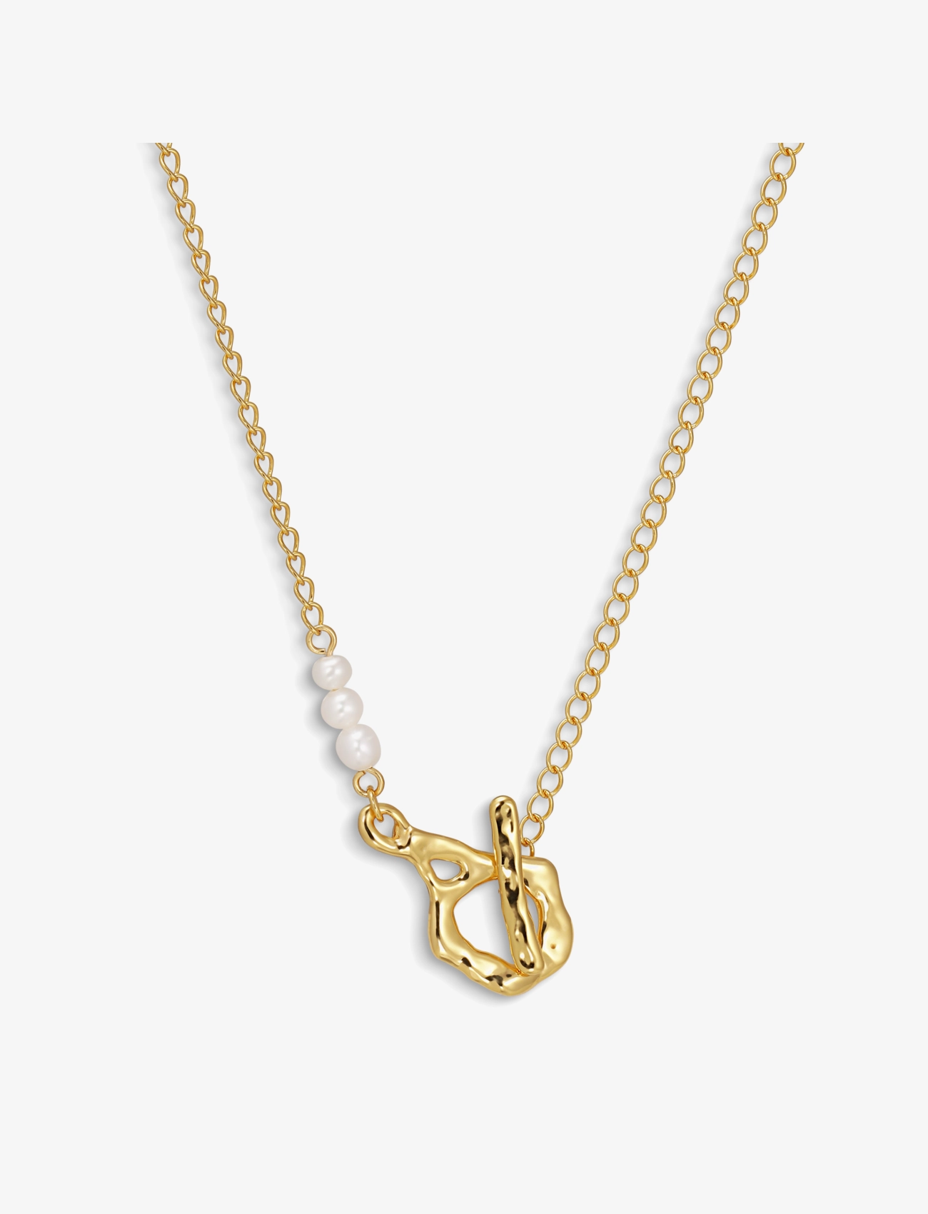 Jane Koenig Space Mary Necklace - Pärlhalsband - GOLD / gold