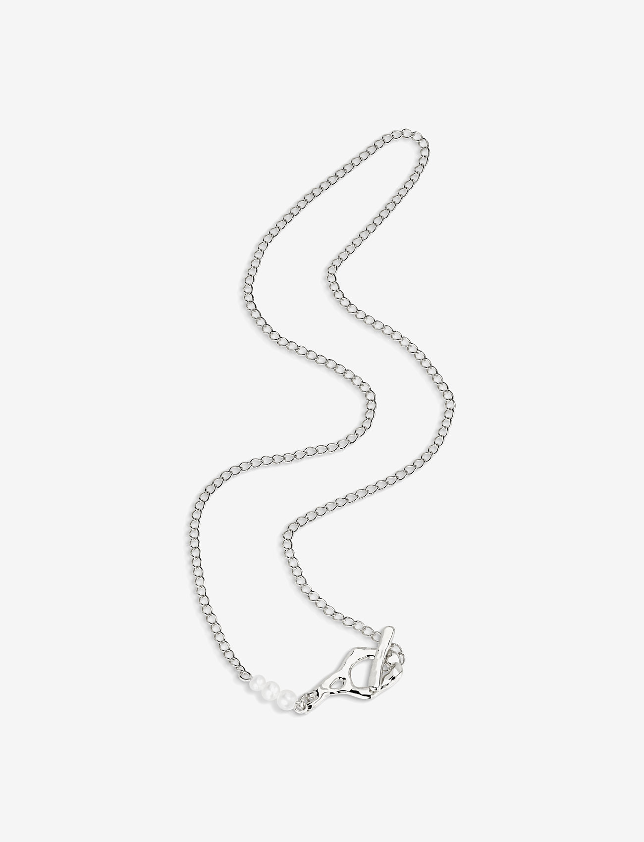 Jane Koenig - Space Mary Necklace - perlekæder - silver - 1