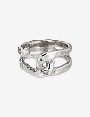 Jane Koenig - Space Twist Ring - festtøj til outletpriser - silver - 0