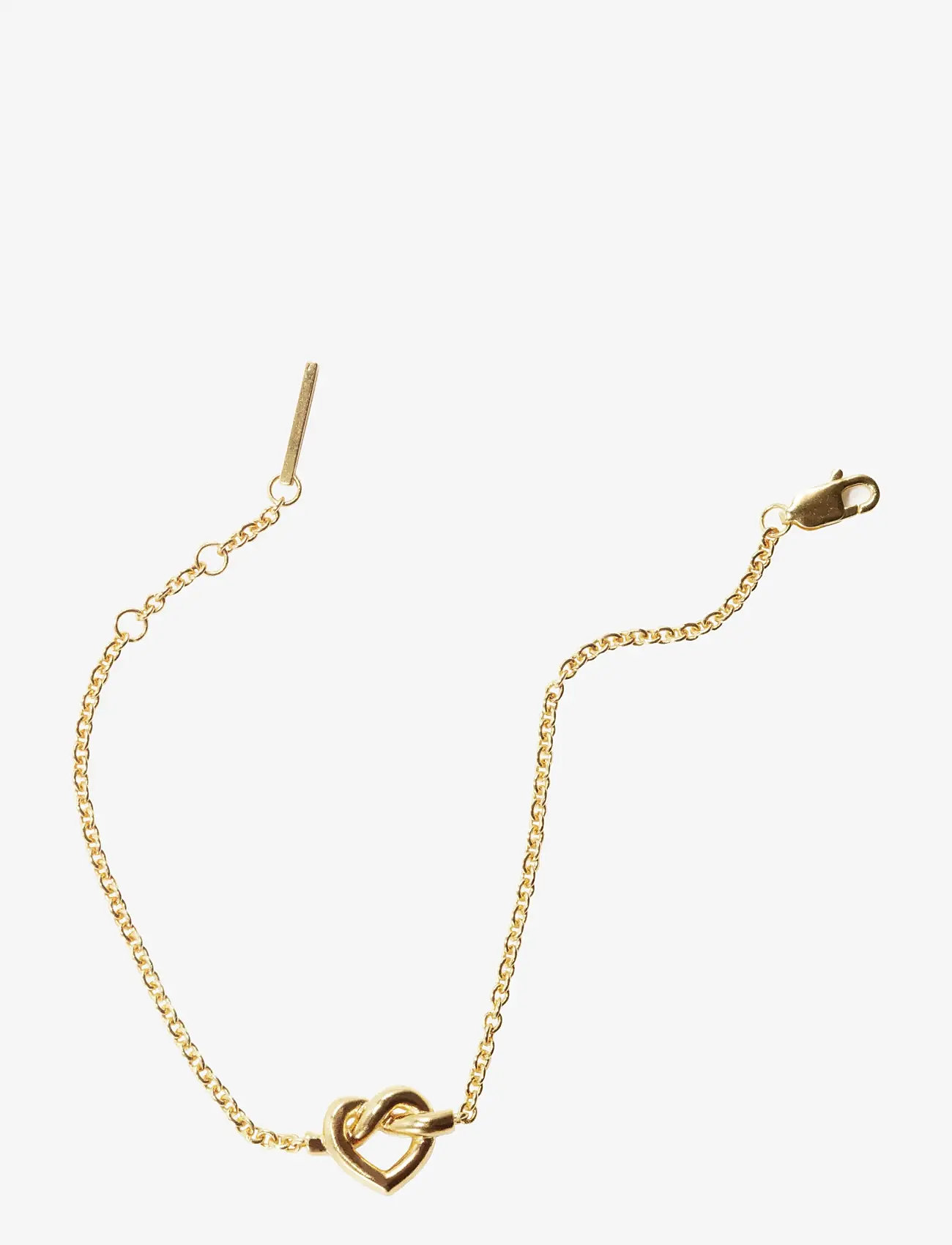 Jane Koenig - Tied Heart Bracelet - armband - 18 carat goldplating - 2