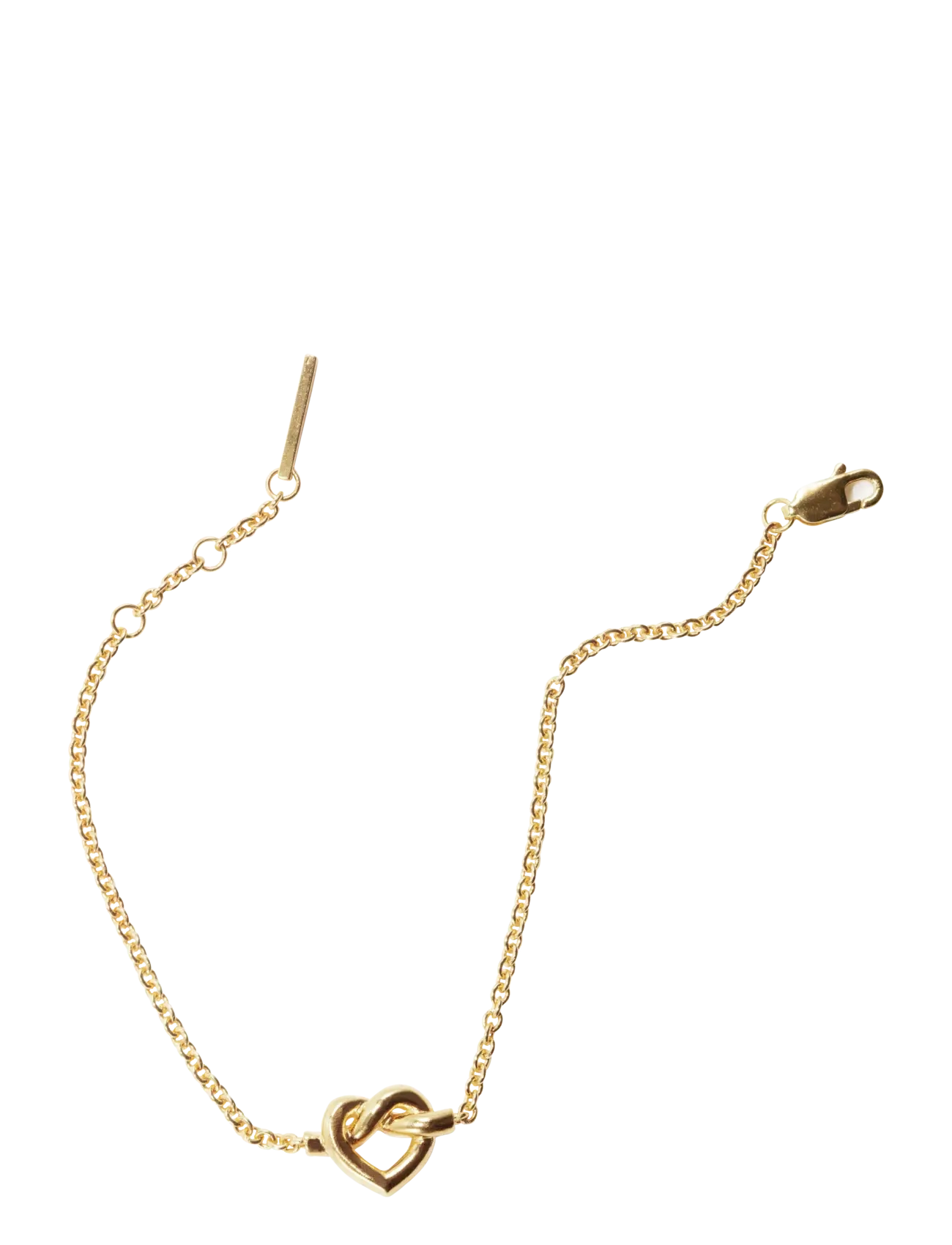 Jane Koenig - Tied Heart Bracelet - 18 carat goldplating - 2