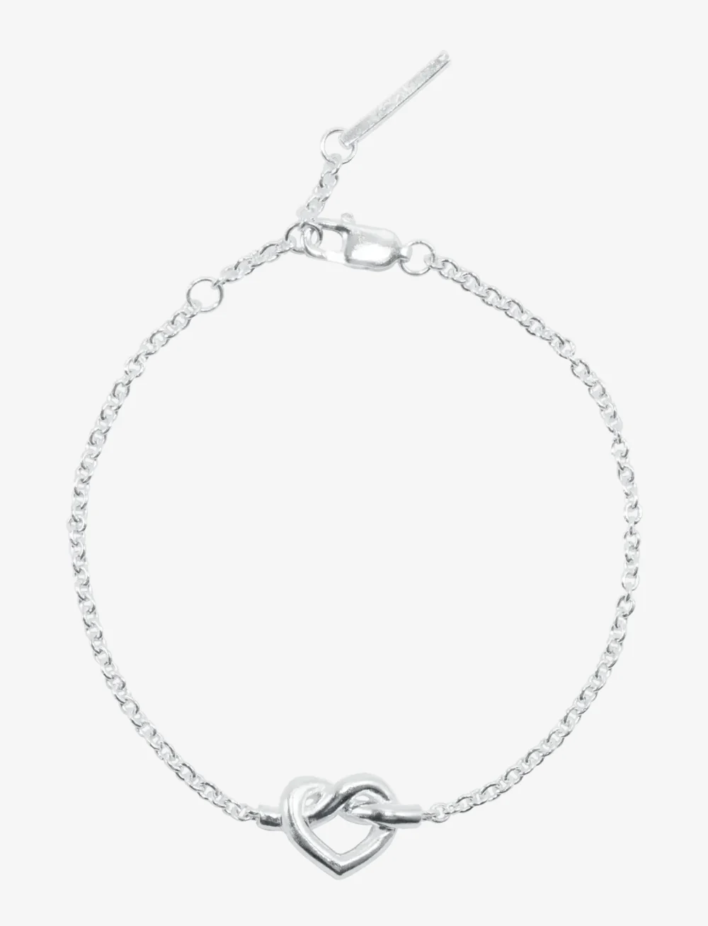 Jane Koenig - Tied Heart Bracelet - kettenarmbänder - sterlingsilver - 1