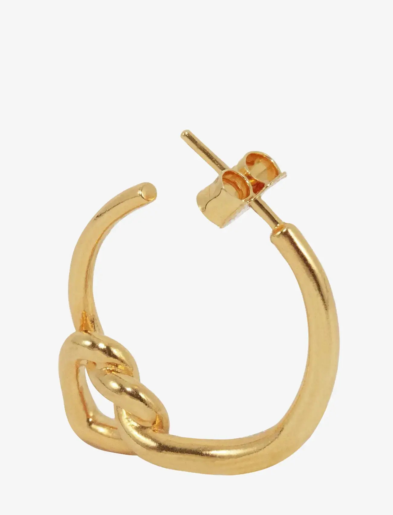 Jane Koenig - Tied Heart Hoop - 18 carat goldplating - 3