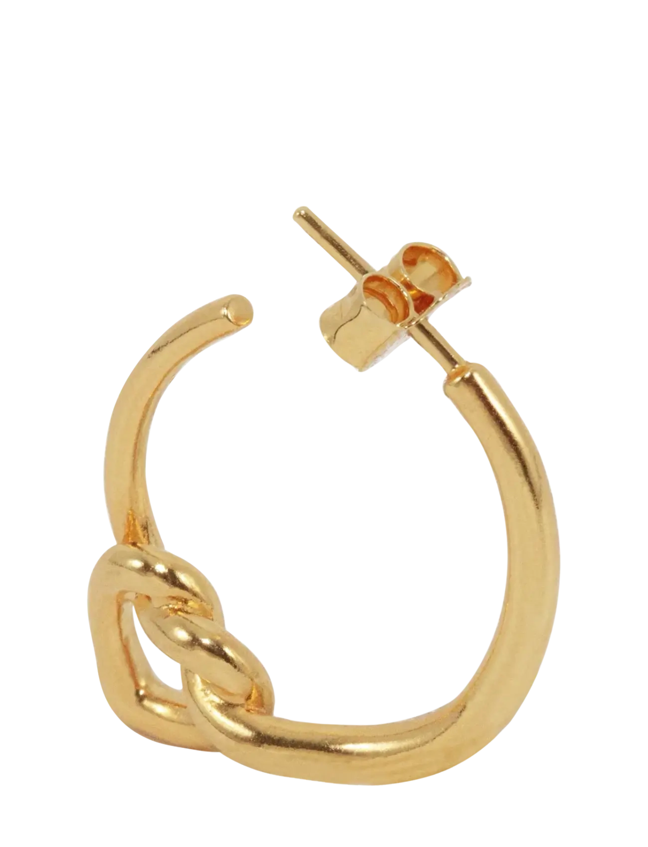 Jane Koenig - Tied Heart Hoop - 18 carat goldplating - 3