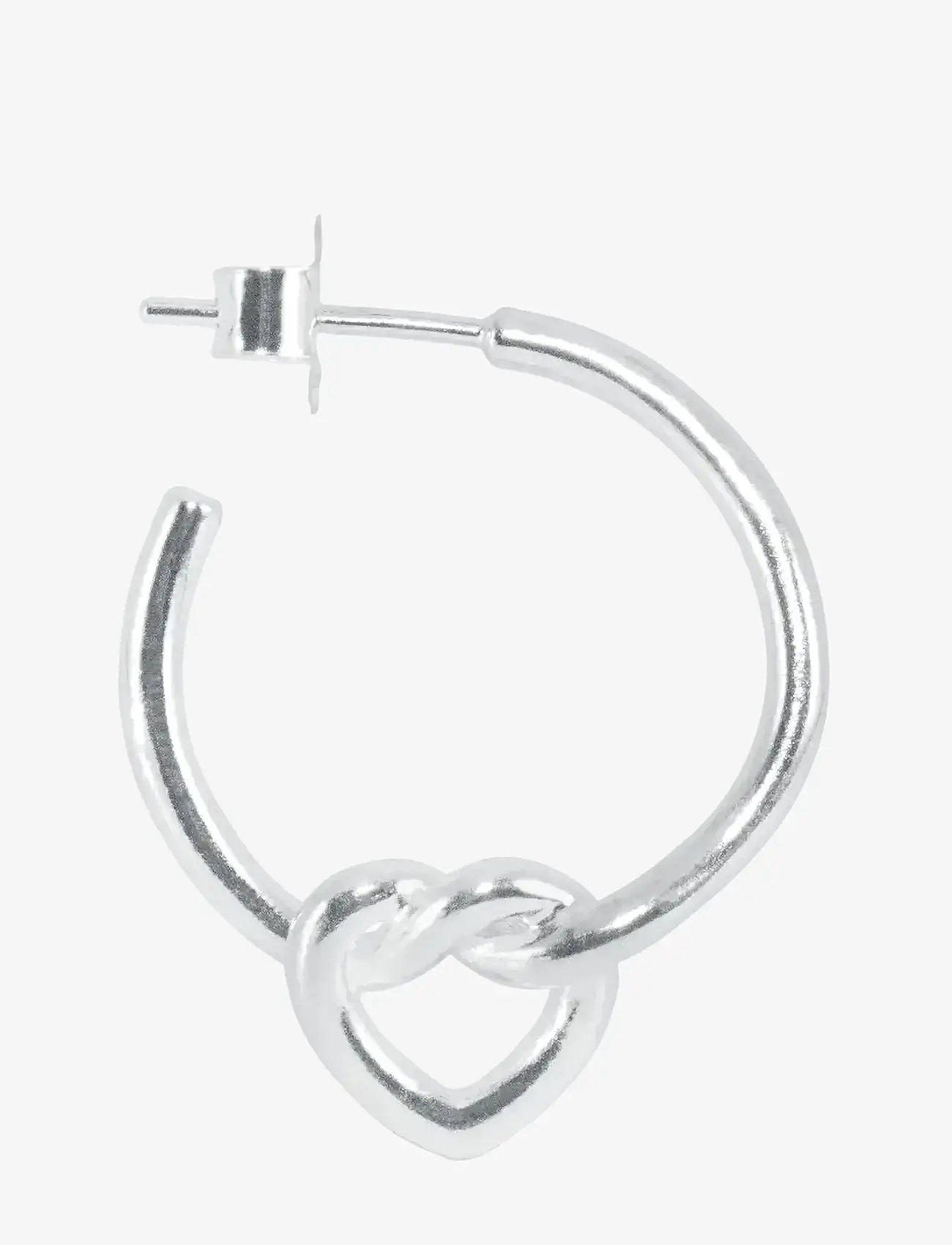 Jane Koenig - Tied Heart Hoop - sterlingsilver - 1