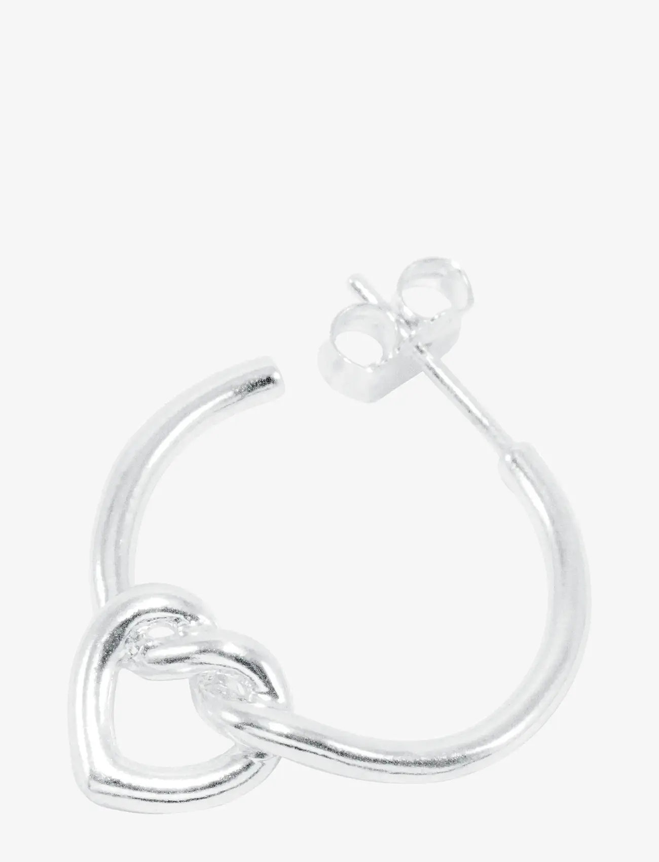 Jane Koenig - Tied Heart Hoop - sterlingsilver - 2
