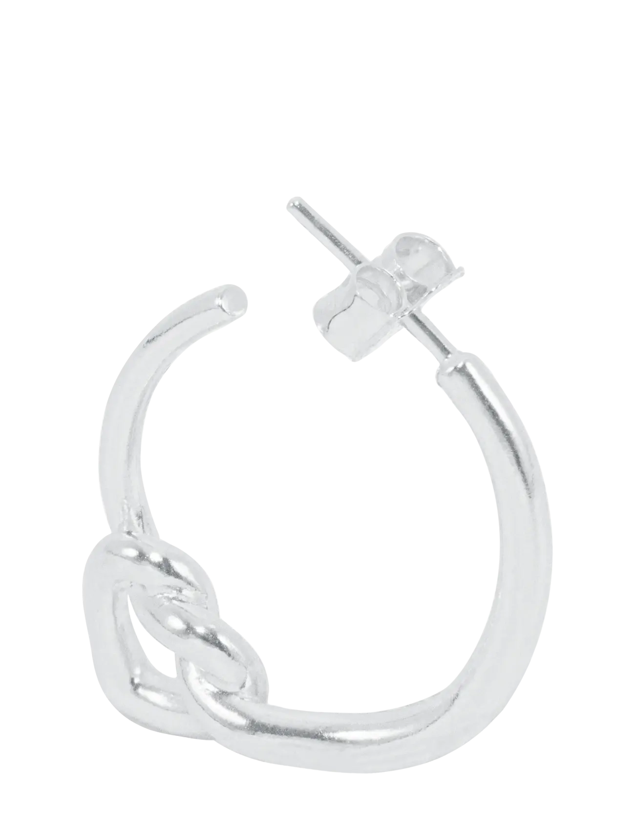 Jane Koenig - Tied Heart Hoop - sterlingsilver - 3