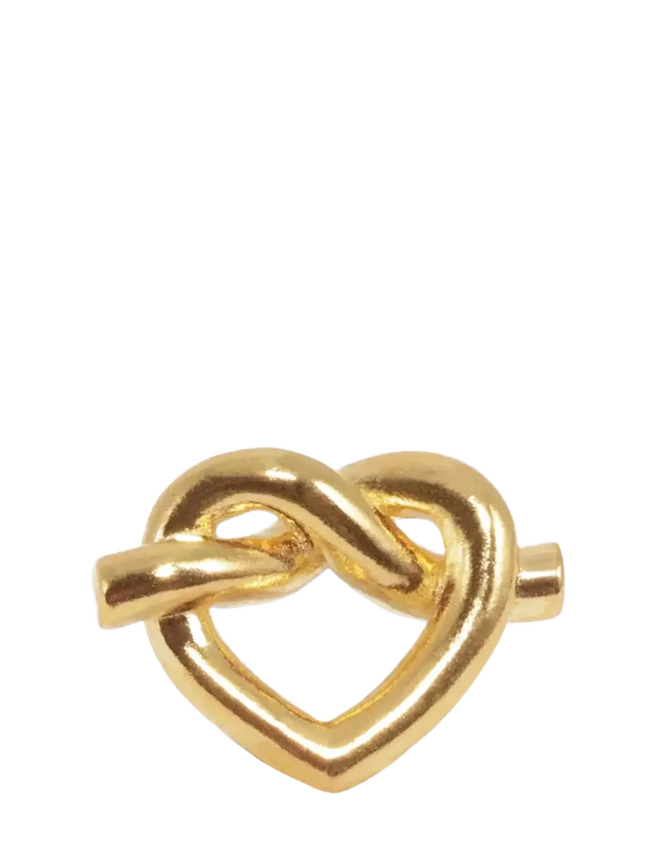 Jane Koenig Tied Heart Stud - Kampagne - 18 CARAT GOLDPLATING / gold