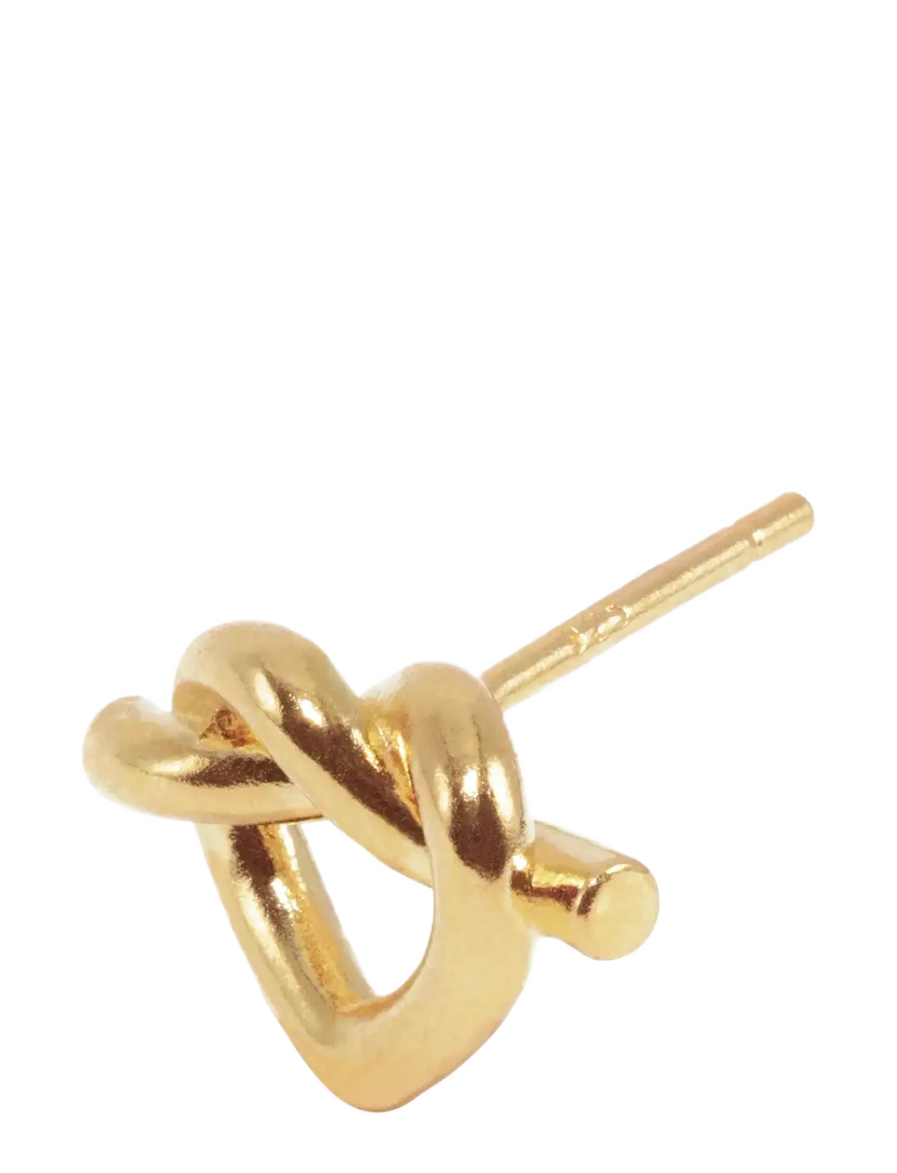 Jane Koenig - Tied Heart Stud - Ørestikker - 18 carat goldplating - 1