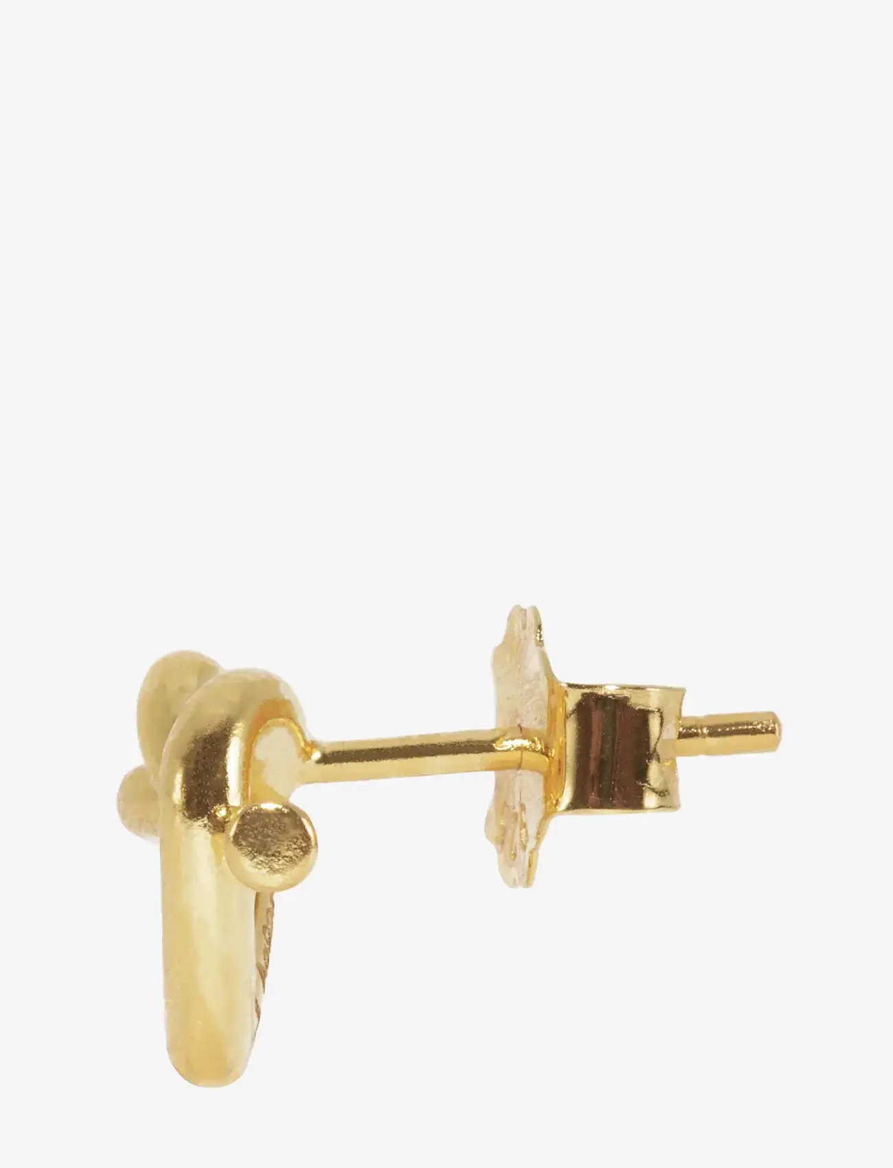 Jane Koenig - Tied Heart Stud - studs örhängen - 18 carat goldplating - 2
