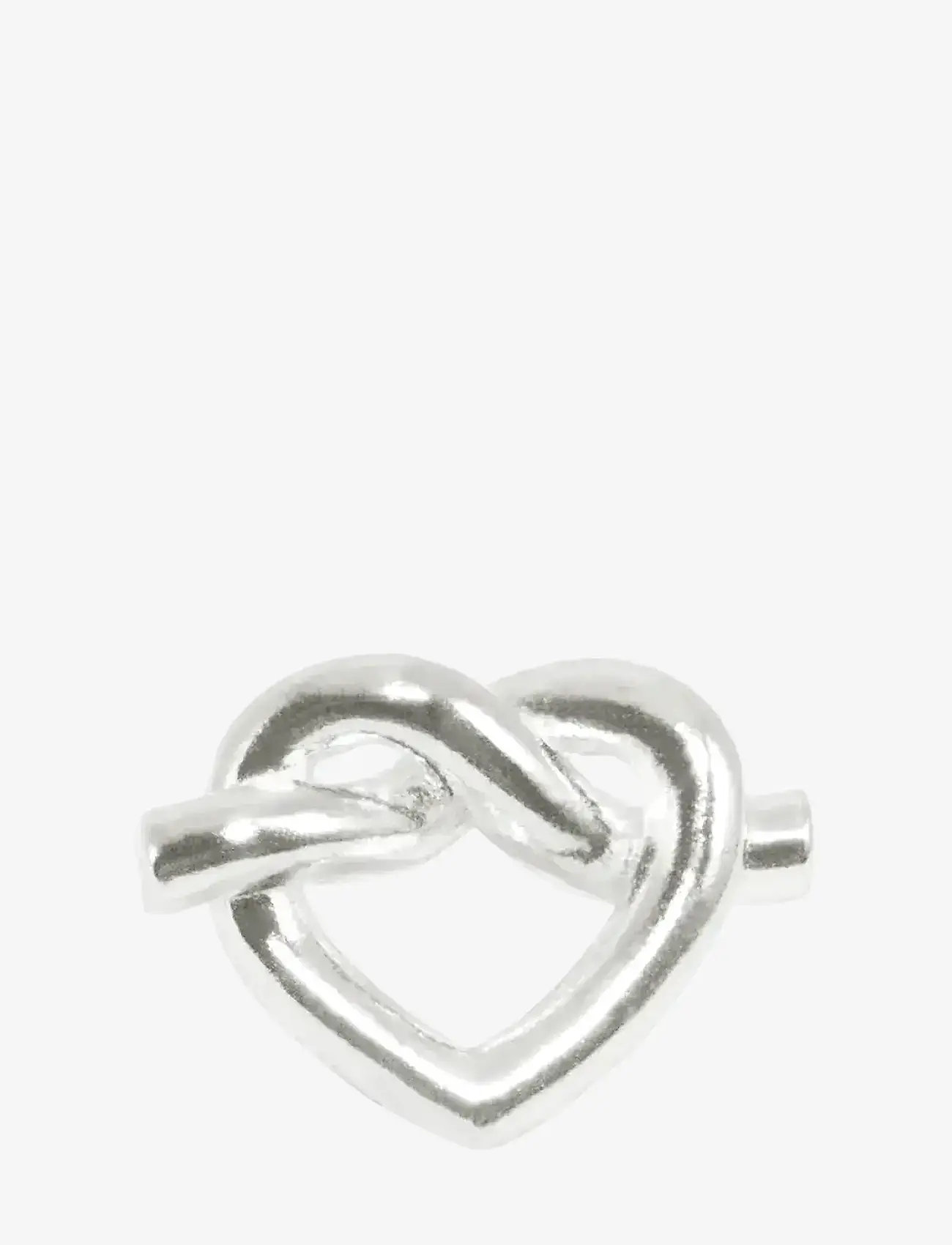 Jane Koenig - Tied Heart Stud - naastkõrvarõngad - sterlingsilver - 1
