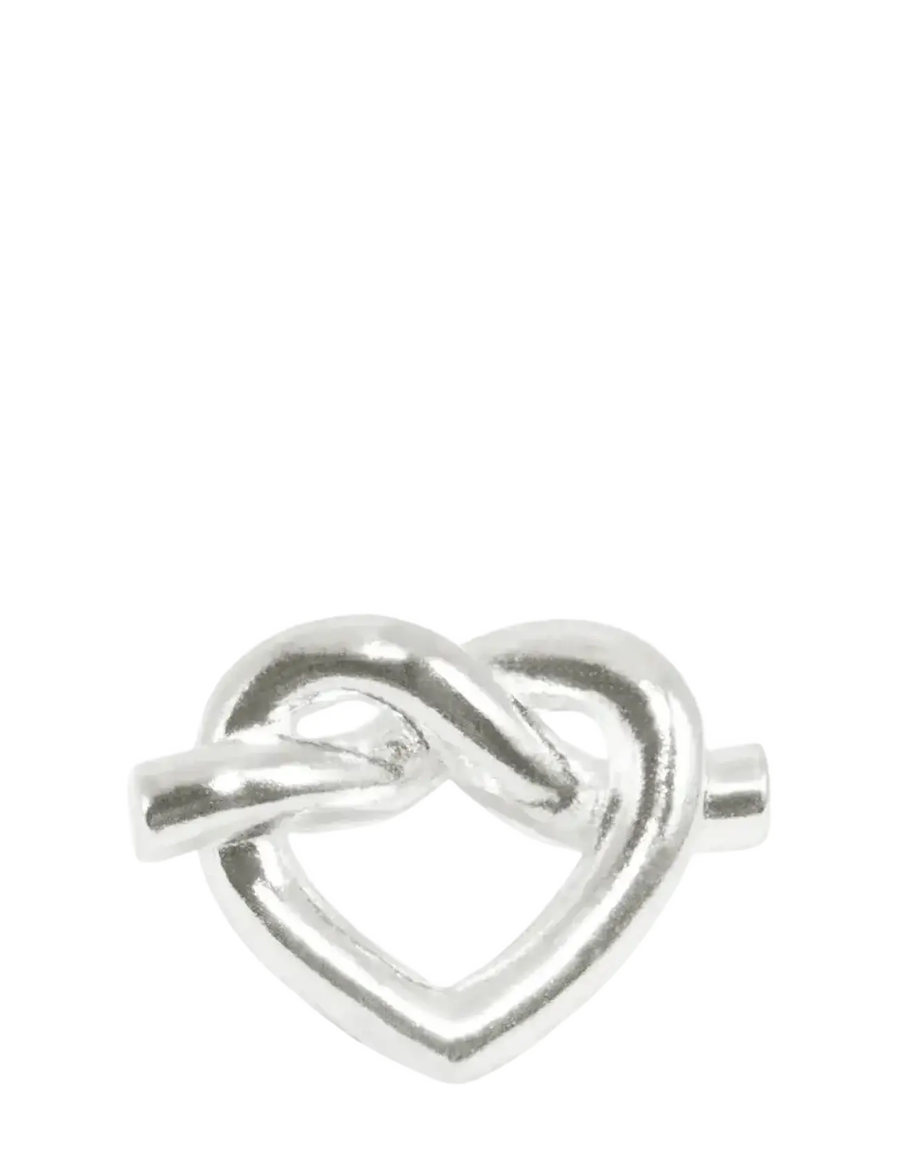 Jane Koenig Tied Heart Stud - Accessoires - STERLINGSILVER / silver