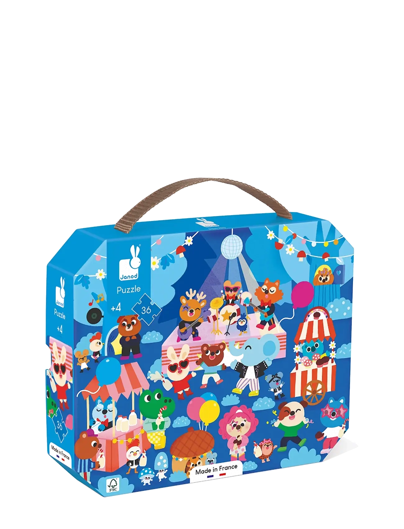 Janod Janod - Party Time Puzzle - 36 Pcs - Neuheiten - MULTI / multi