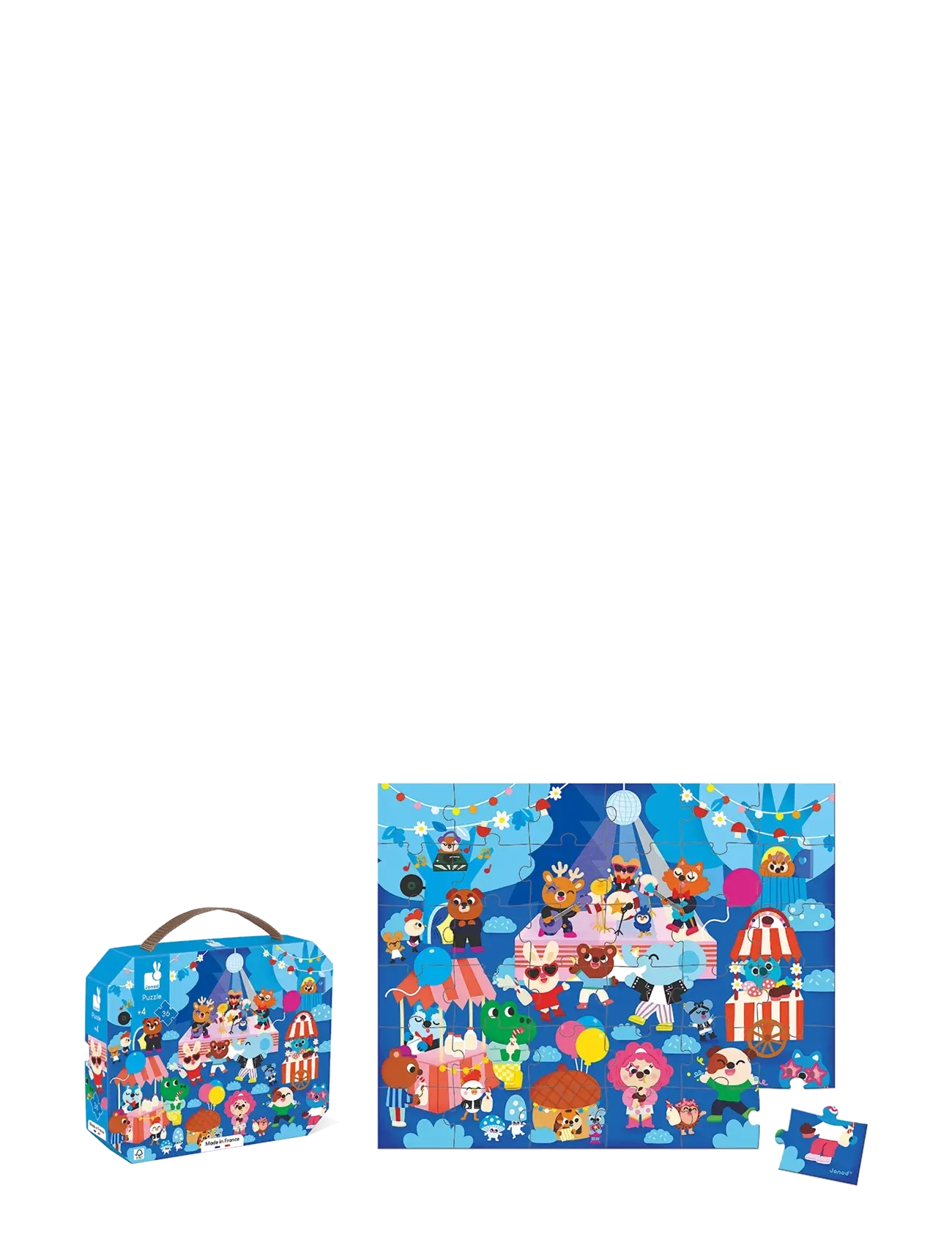 Janod - Janod - Party Time Puzzle - 36 Pcs - klassische puzzles - multi - 1