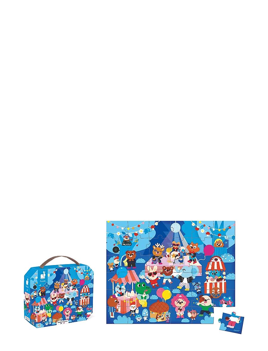 Janod - Janod - Party Time Puzzle - 36 Pcs - klassische puzzles - multi - 1