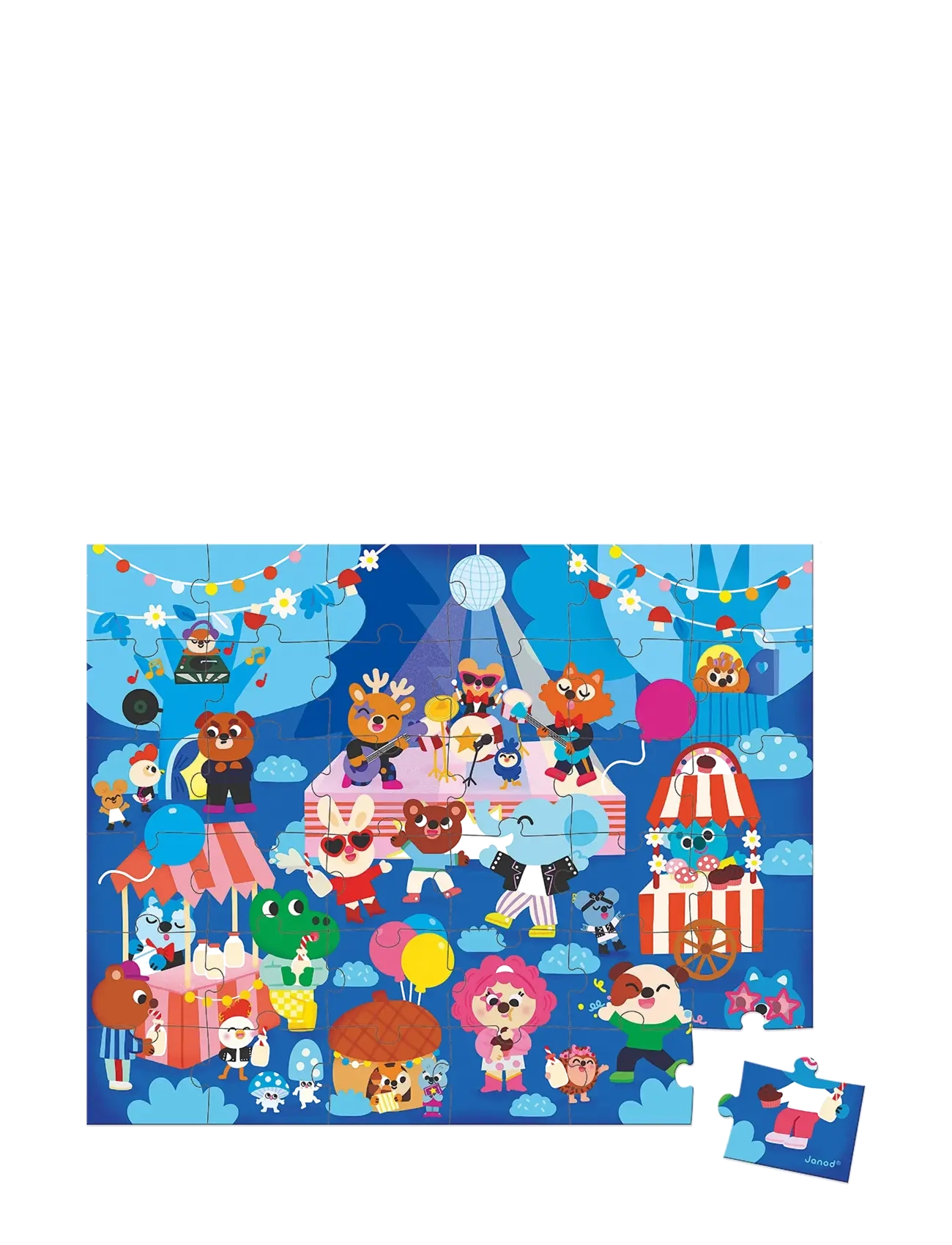 Janod - Janod - Party Time Puzzle - 36 Pcs - klassische puzzles - multi - 2
