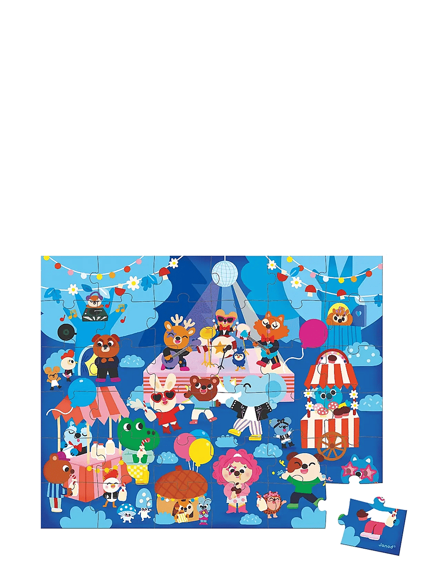 Janod - Janod - Party Time Puzzle - 36 Pcs - klassische puzzles - multi - 2