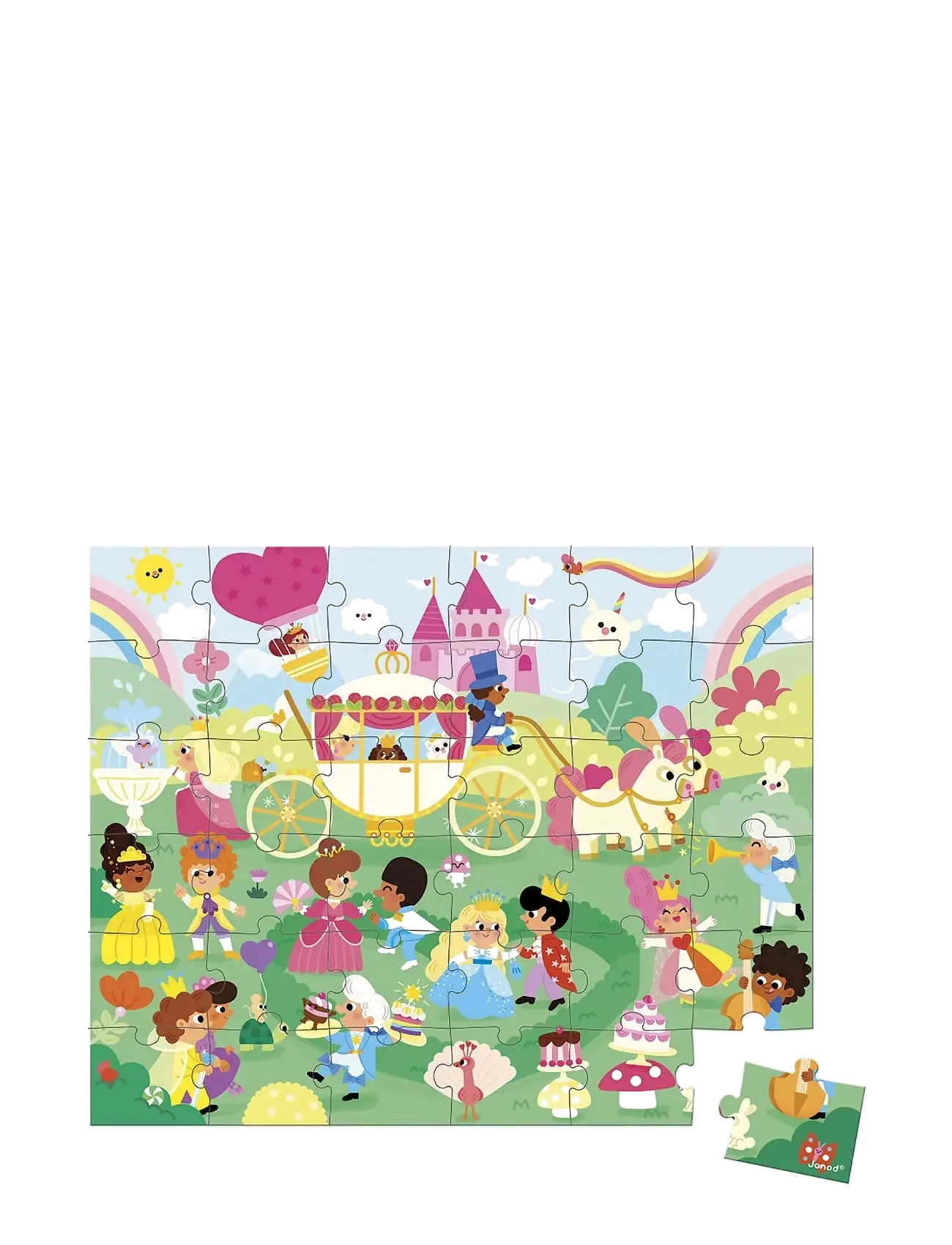 Janod - Janod - Princesses Puzzle - 36 Pcs - klassische puzzles - multi - 1