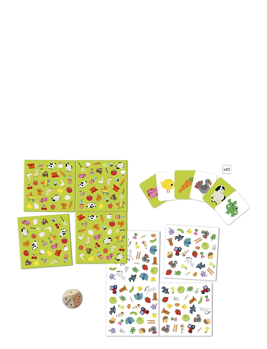 Janod - Seek & Find - The Farm - pädagogische spiele - mulit - 2