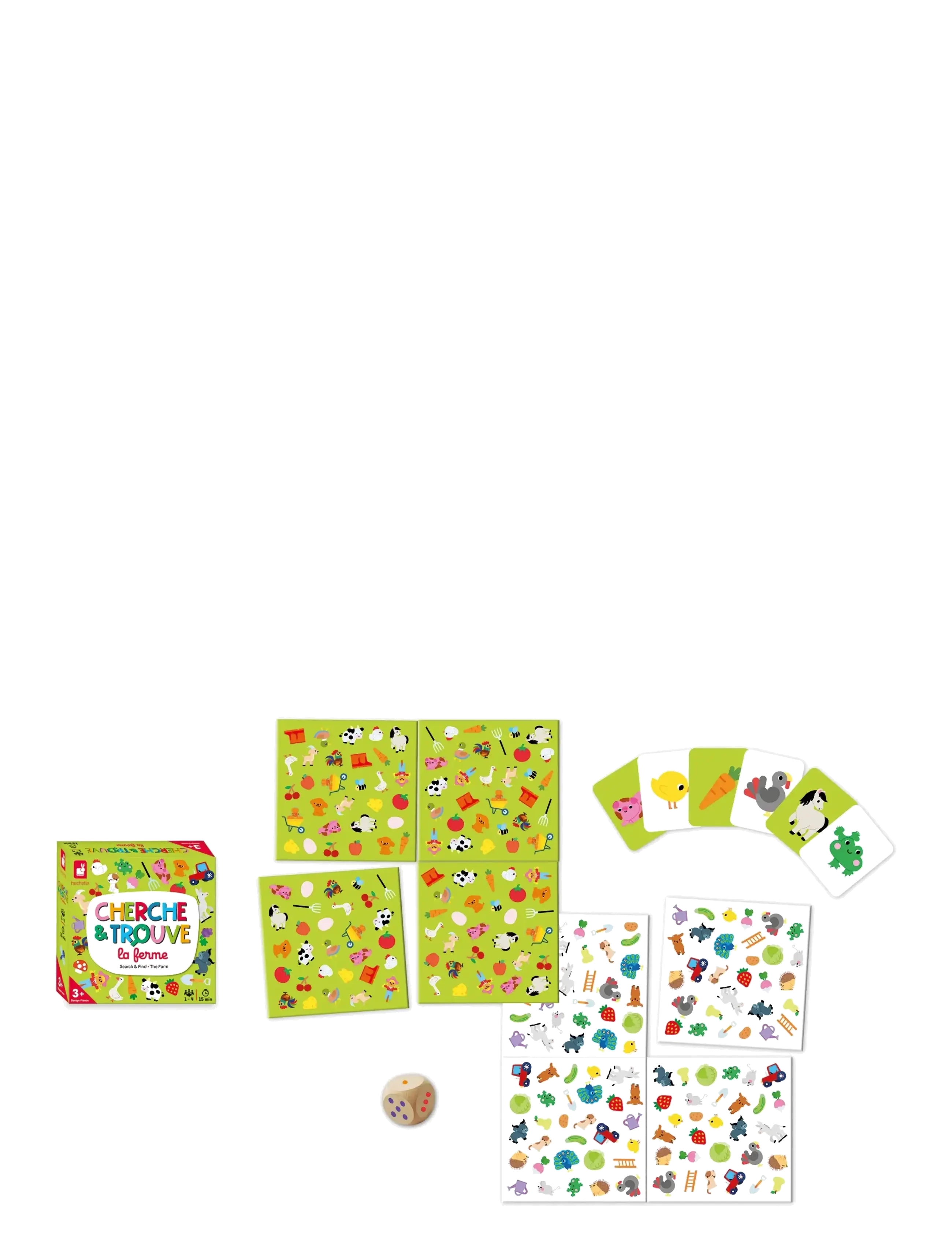 Janod - Seek & Find - The Farm - pädagogische spiele - mulit - 3