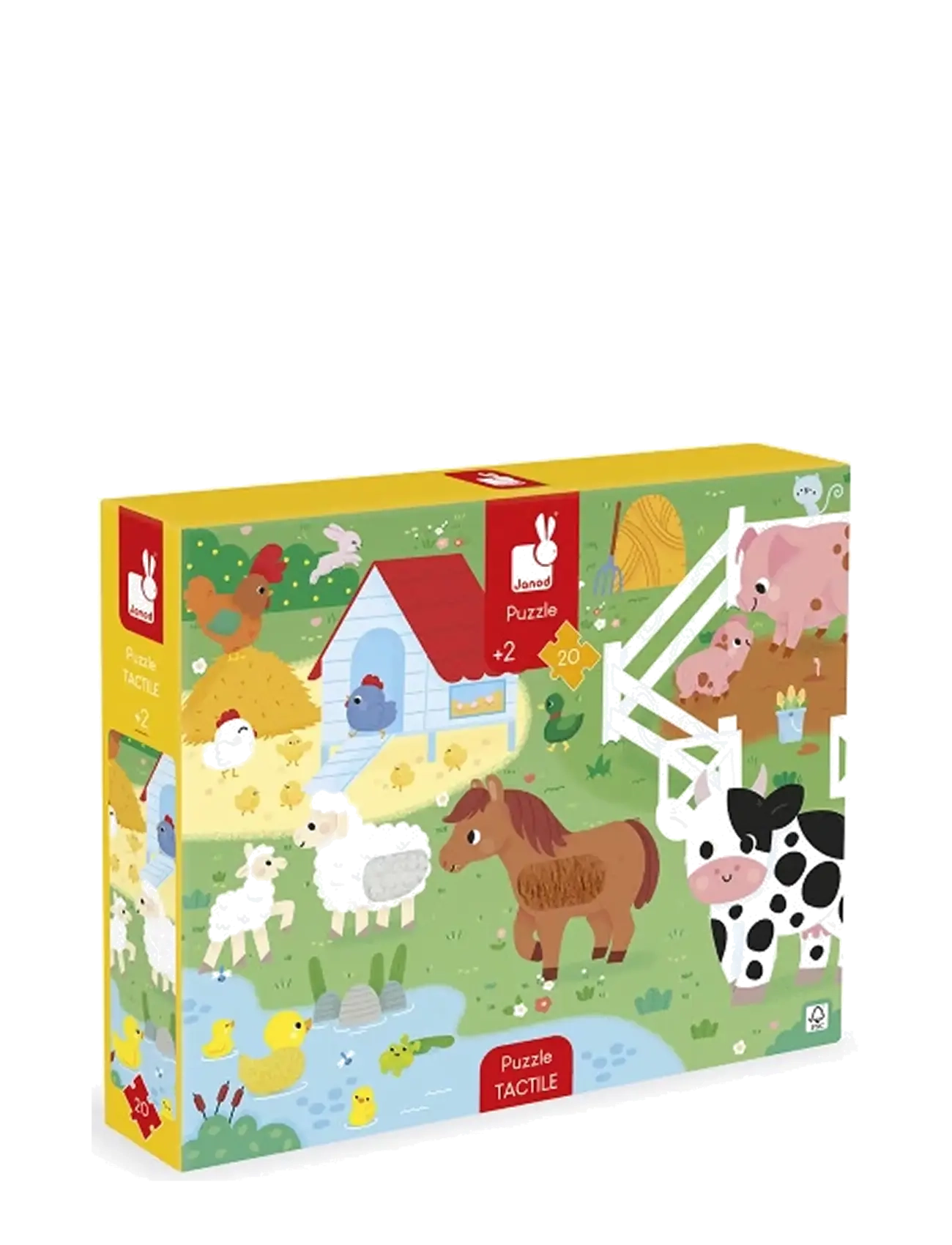 Janod Janod - Farm Tactile Puzzle - Neuheiten - MULTI / multi