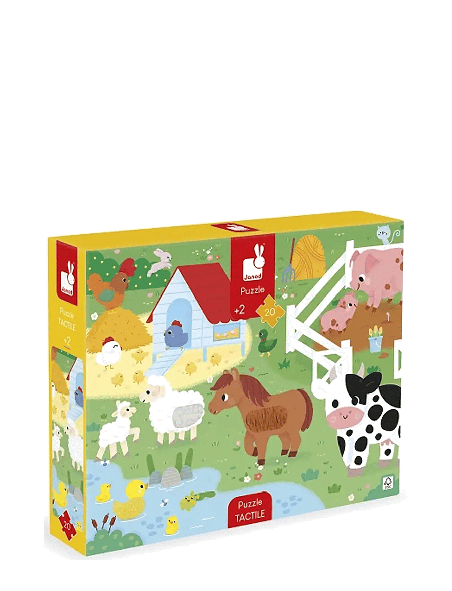 Janod - Janod - Farm Tactile Puzzle - pädagogische rätsel - multi - 0