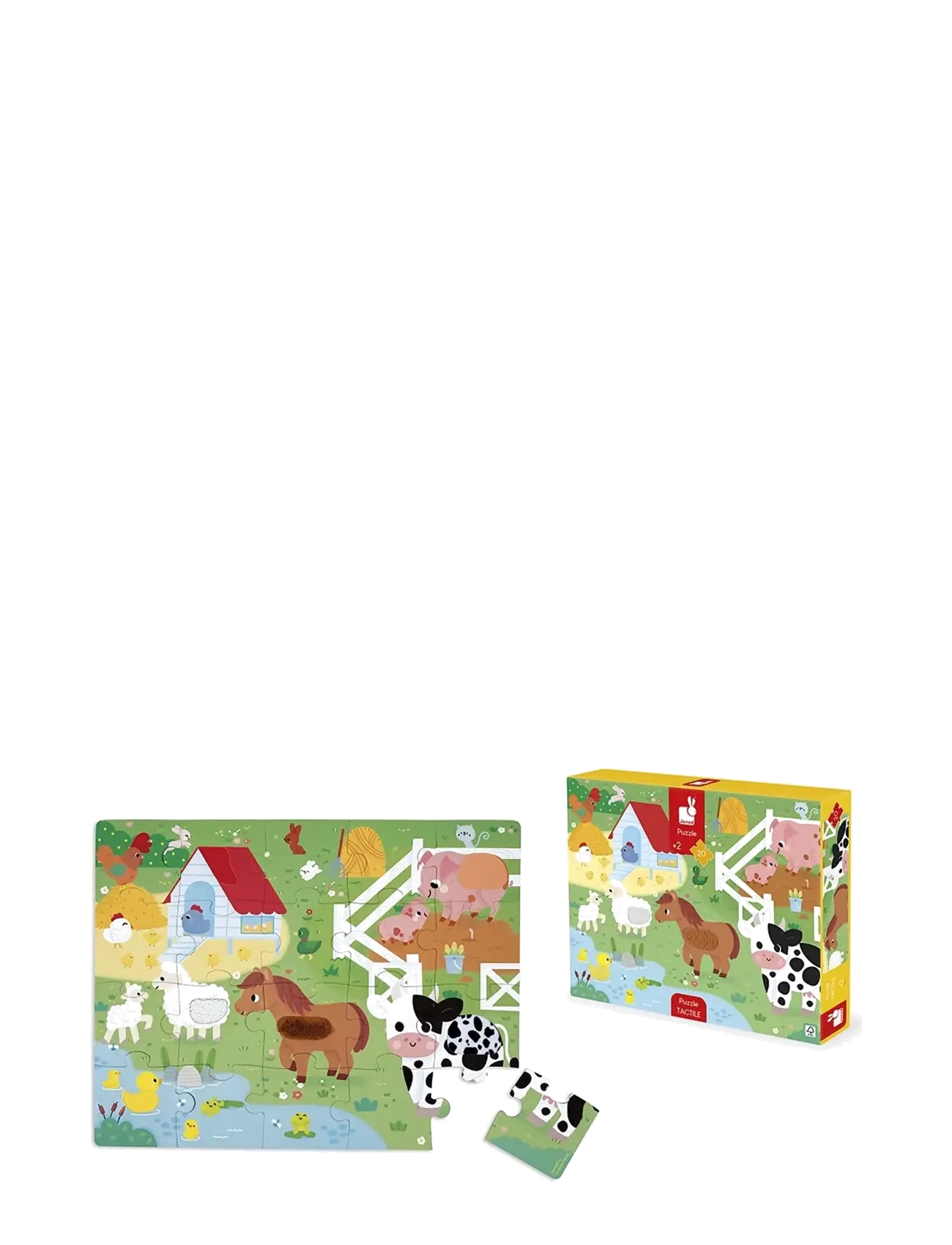 Janod - Janod - Farm Tactile Puzzle - pädagogische rätsel - multi - 1