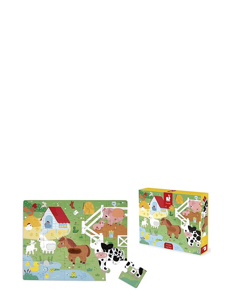 Janod - Janod - Farm Tactile Puzzle - pädagogische rätsel - multi - 1