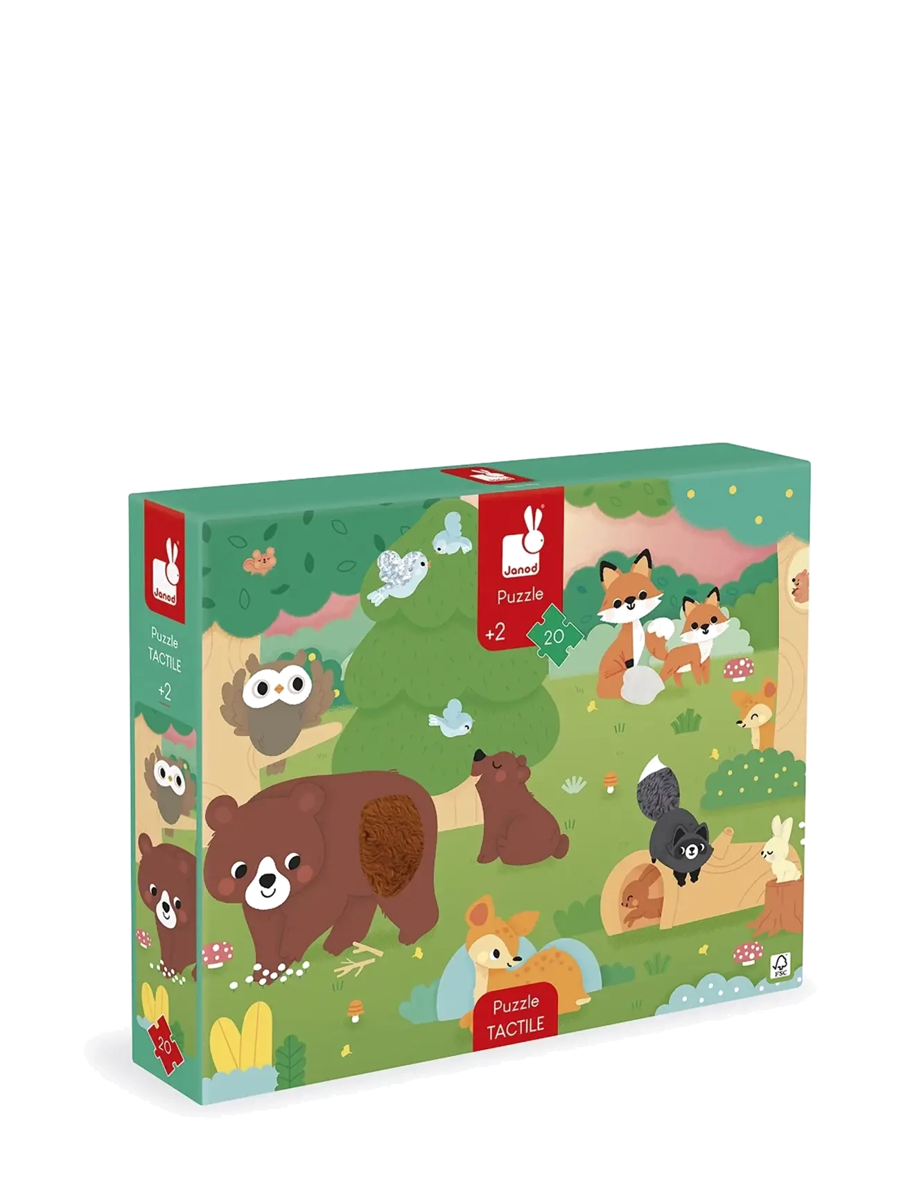 Janod Janod - Forest Tactile Puzzle - Neuheiten - MULTI / multi