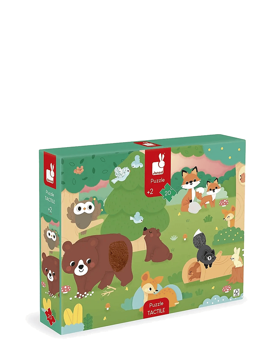 Janod - Janod - Forest Tactile Puzzle - pädagogische rätsel - multi - 1