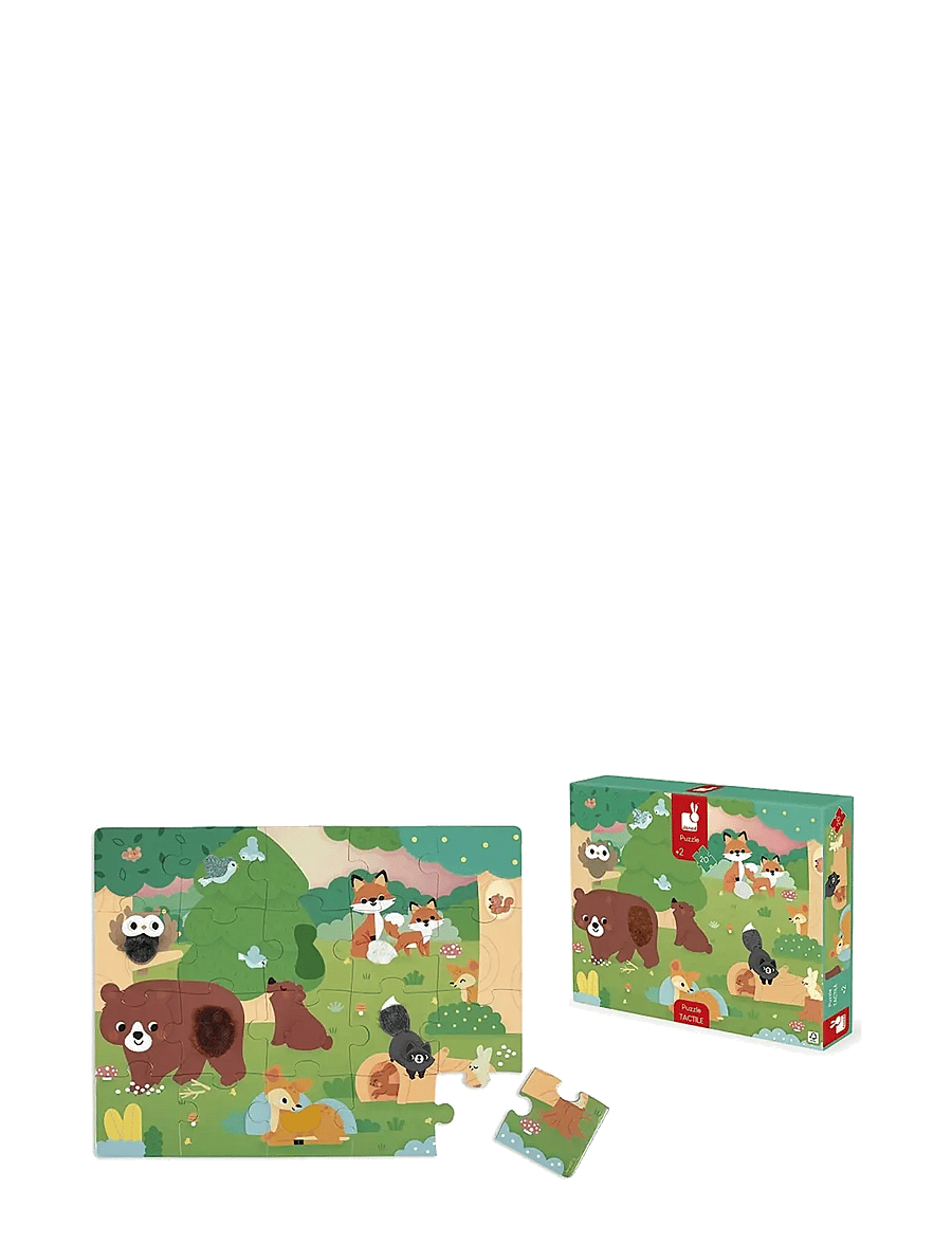 Janod - Janod - Forest Tactile Puzzle - pädagogische rätsel - multi - 2
