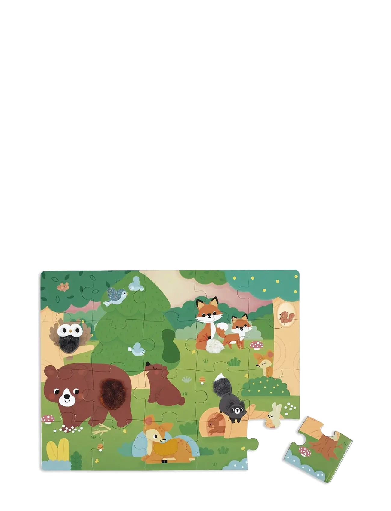 Janod - Janod - Forest Tactile Puzzle - pädagogische rätsel - multi - 3
