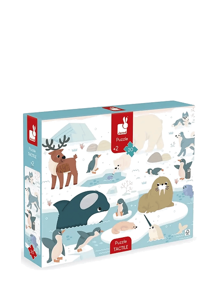 Janod - Janod - Polar Regions Tactile Puzzle - pädagogische rätsel - multi - 0