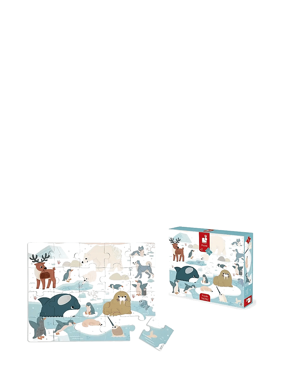 Janod - Janod - Polar Regions Tactile Puzzle - pädagogische rätsel - multi - 1