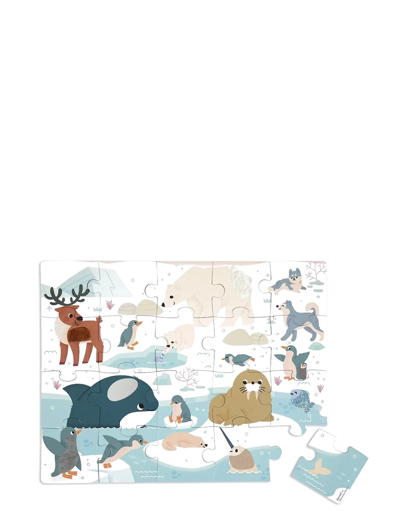 Janod - Janod - Polar Regions Tactile Puzzle - pädagogische rätsel - multi - 2
