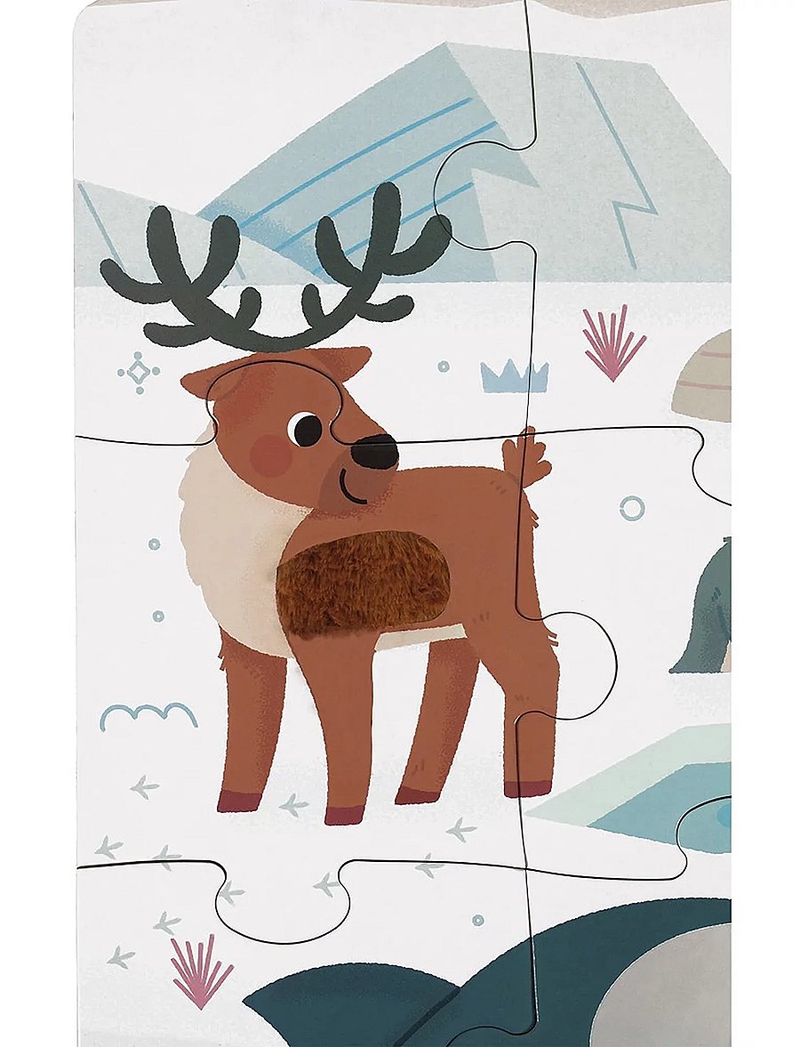 Janod - Janod - Polar Regions Tactile Puzzle - pädagogische rätsel - multi - 3
