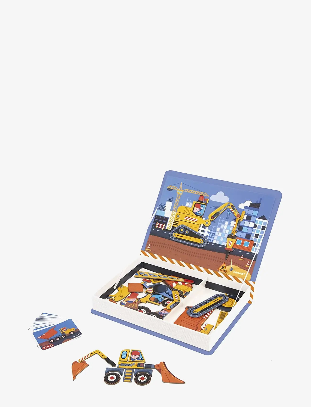 Janod - Magneti'Book Construction - kubbasett - mulit - 2
