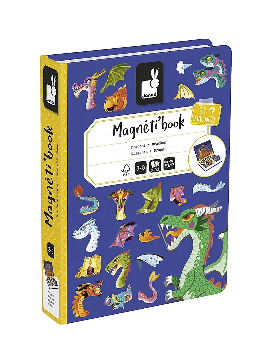 Janod - Magneti'Book Dragons - bastelset - mulit - 1