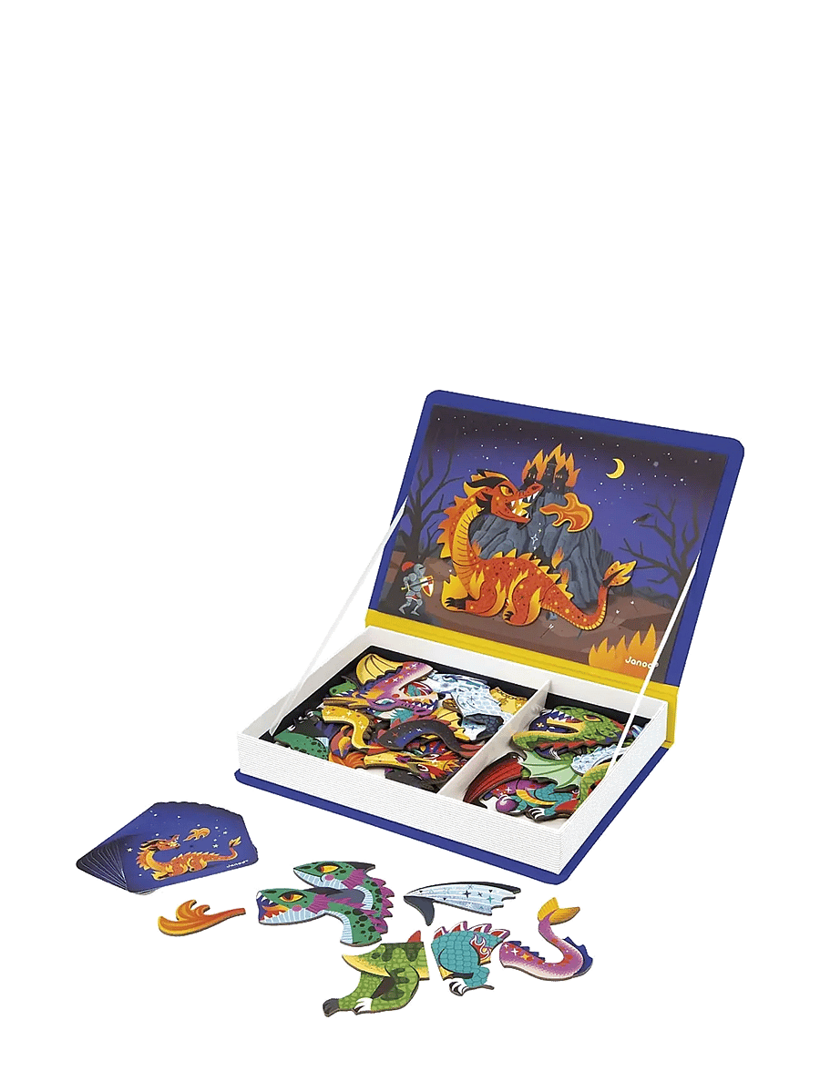 Janod - Magneti'Book Dragons - bastelset - mulit - 2