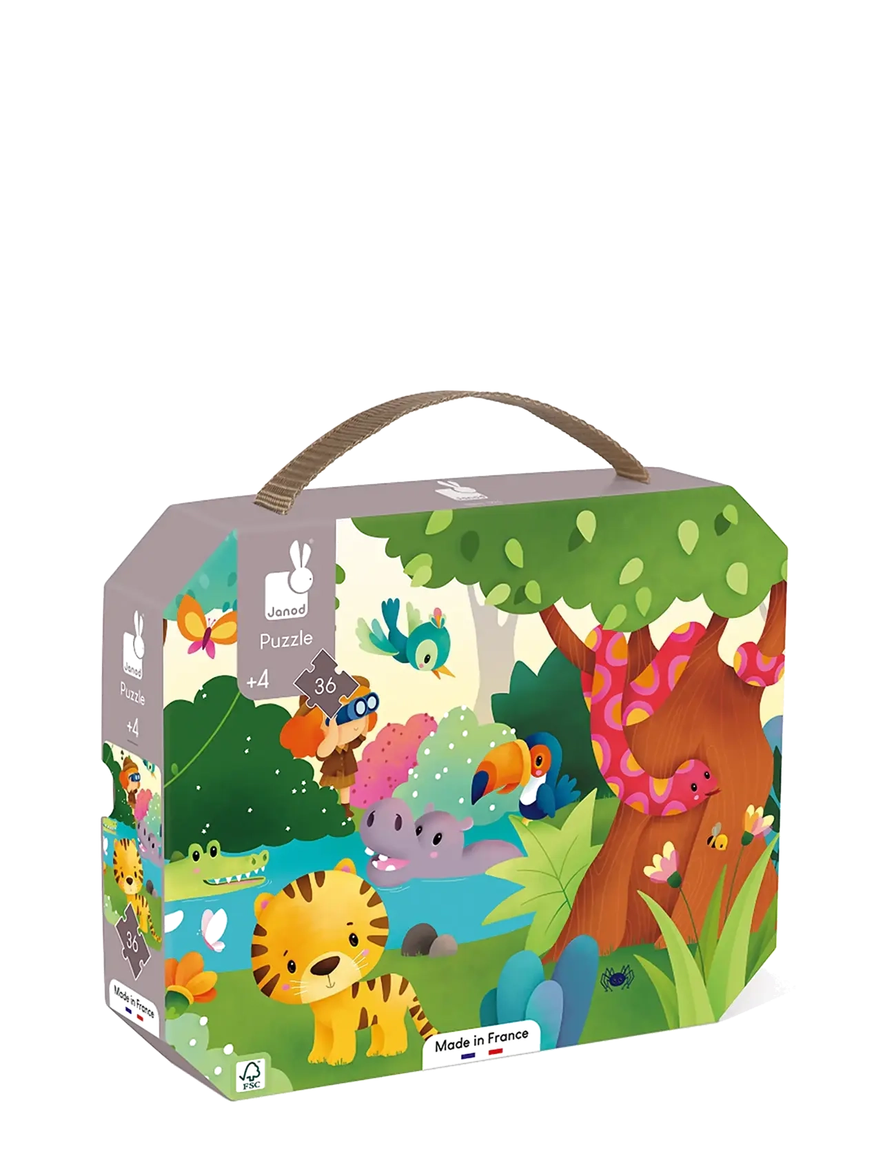 Janod Janod - Wild Animals Puzzle - 36 Pcs - Neuheiten - MULTI / multi