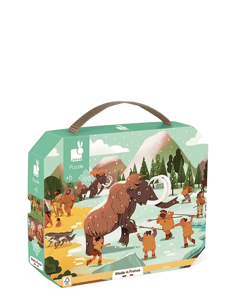 Janod - Janod - Prehistory Frieze Puzzle - 100 Pcs - pädagogische rätsel - multi - 0