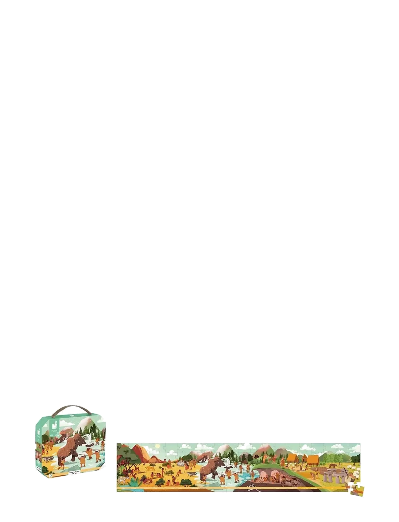 Janod - Janod - Prehistory Frieze Puzzle - 100 Pcs - pädagogische rätsel - multi - 1