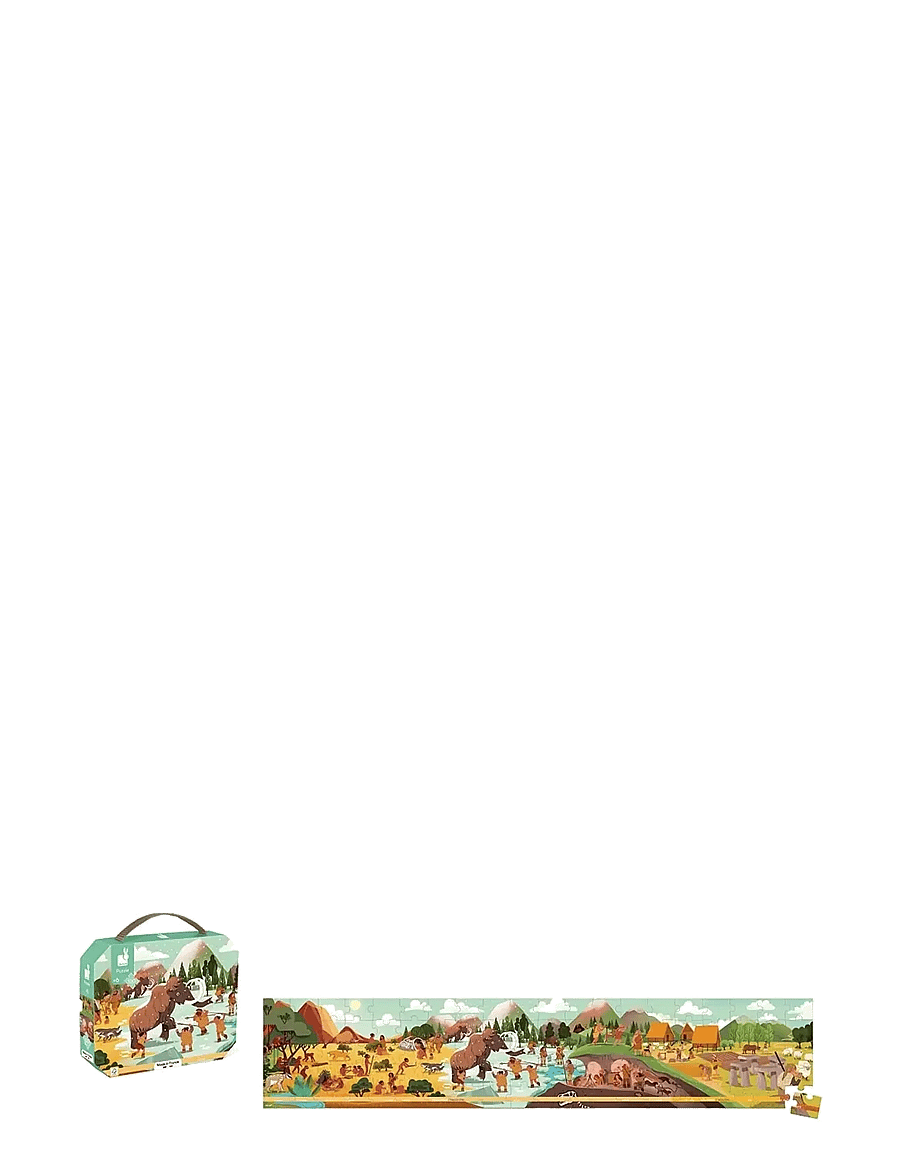 Janod - Janod - Prehistory Frieze Puzzle - 100 Pcs - pädagogische rätsel - multi - 1